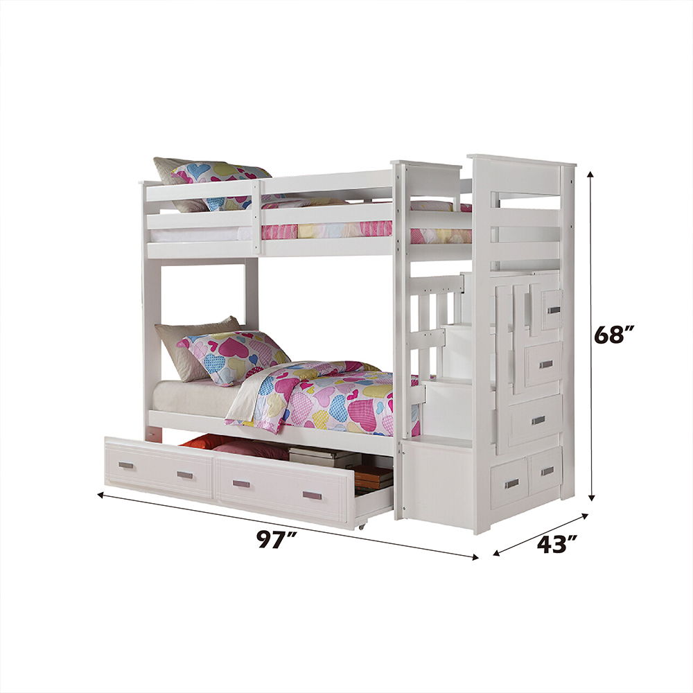 Allentown - Bunk Bed w/Storage Ladder & Trundle - Urban Living Furniture (Los Angeles, CA)