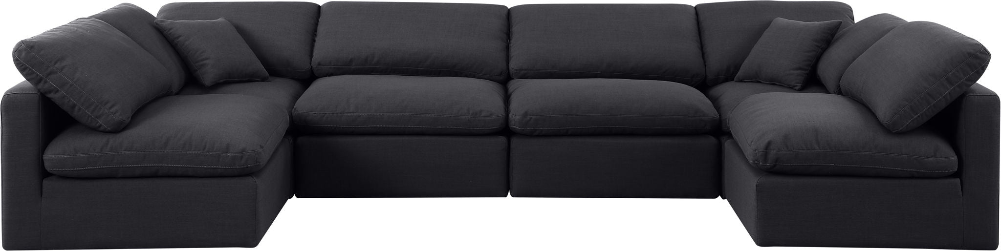 Indulge - Linen 6 Piece Modular U-Shaped Sectional - Urban Living Furniture (Los Angeles, CA)
