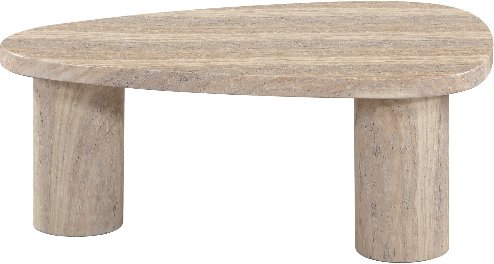 Teramo - Traverine Concrete Indoor/Outdoor Coffee Table - Urban Living Furniture (Los Angeles, CA)