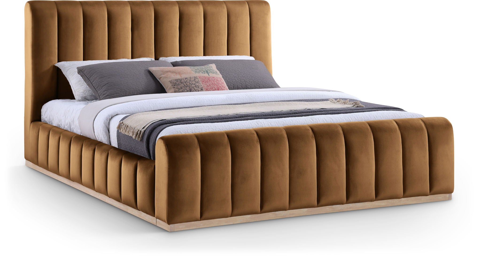 Amara - Velvet Bed - Urban Living Furniture (Los Angeles, CA)