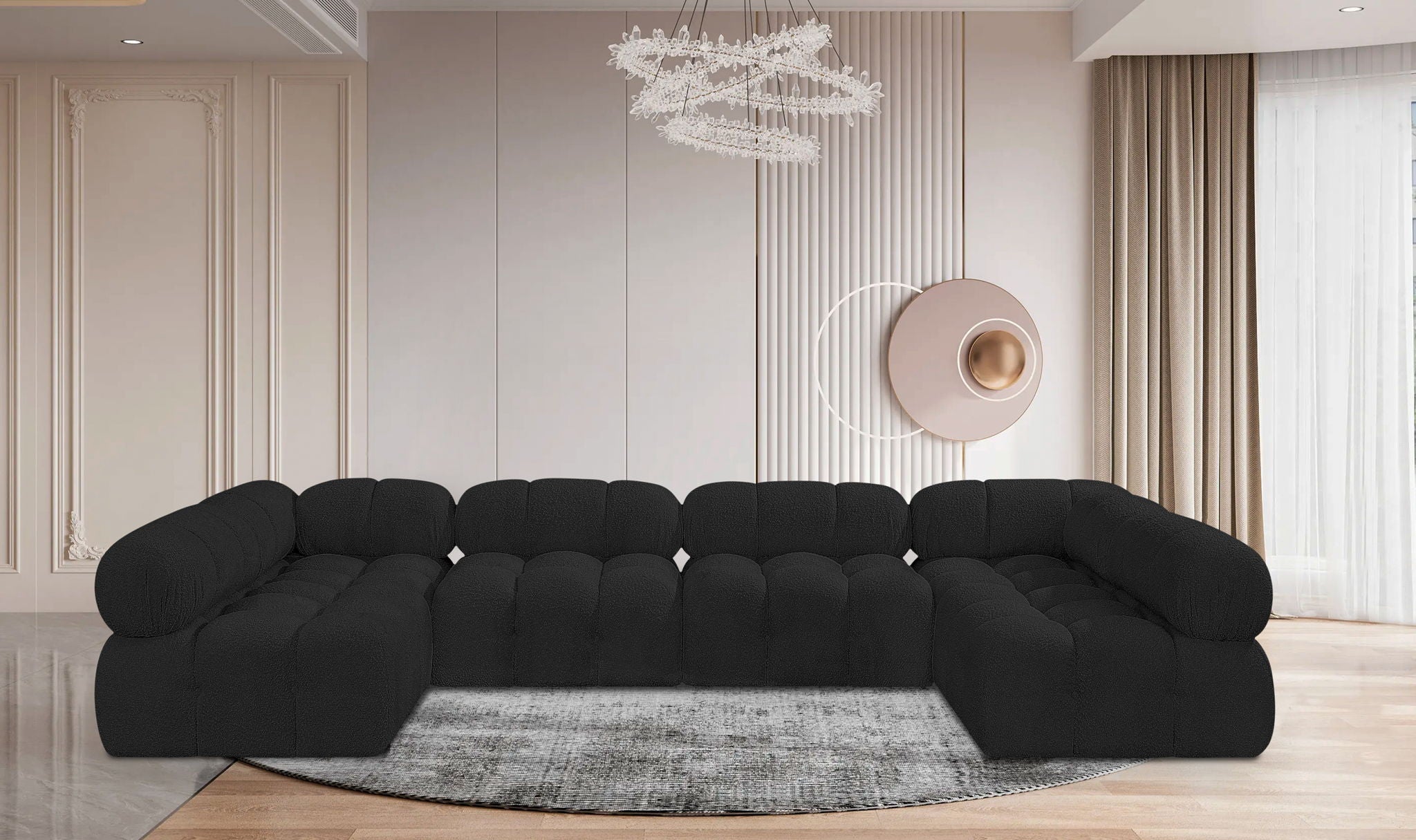Ames - 6 Piece Fabric Modular Sectional - Urban Living Furniture (Los Angeles, CA)