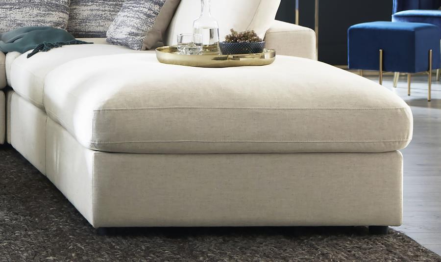 Serene - Square Upholstered Ottoman - Urban Living Furniture (Los Angeles, CA)
