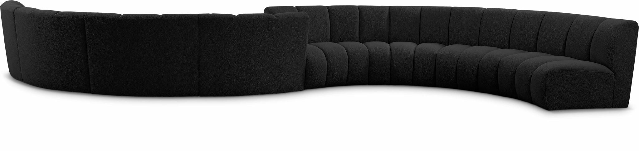 Infinity - 8 Piece Modular Sectional - Black - Fabric - Urban Living Furniture (Los Angeles, CA)