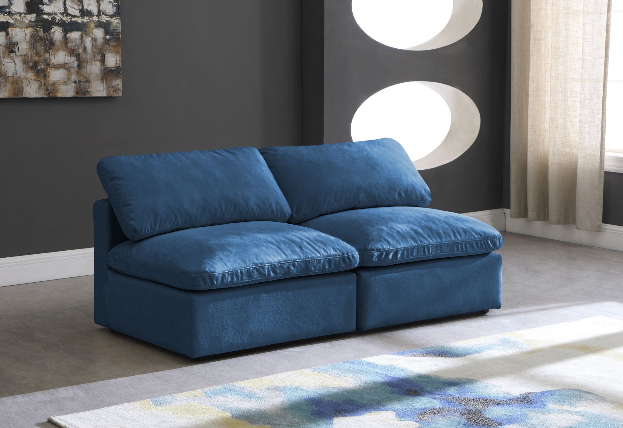 Plush - Modular Armless 2 Seat Sofa - Urban Living Furniture (Los Angeles, CA)