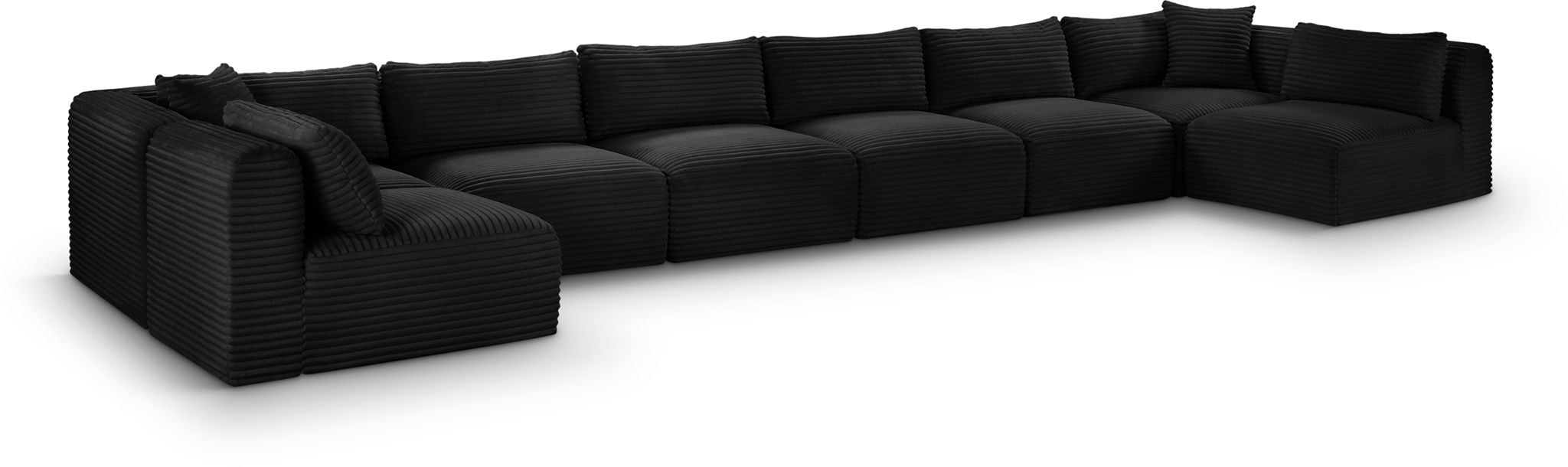 Shaggy - 8 Piece Modular U-Shaped Armless Sectional - Urban Living Furniture (Los Angeles, CA)