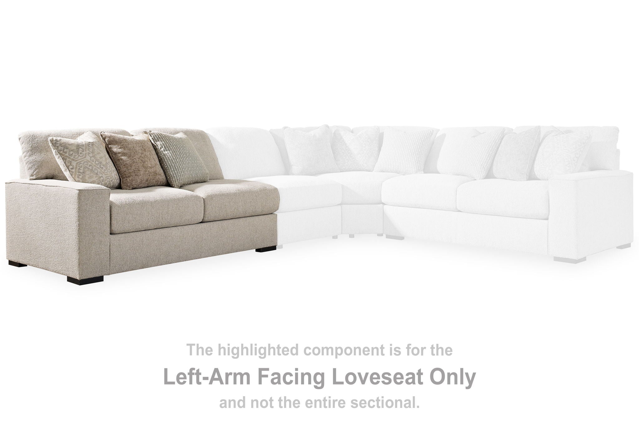 Ballyton - Sand - Laf Loveseat - Urban Living Furniture (Los Angeles, CA)