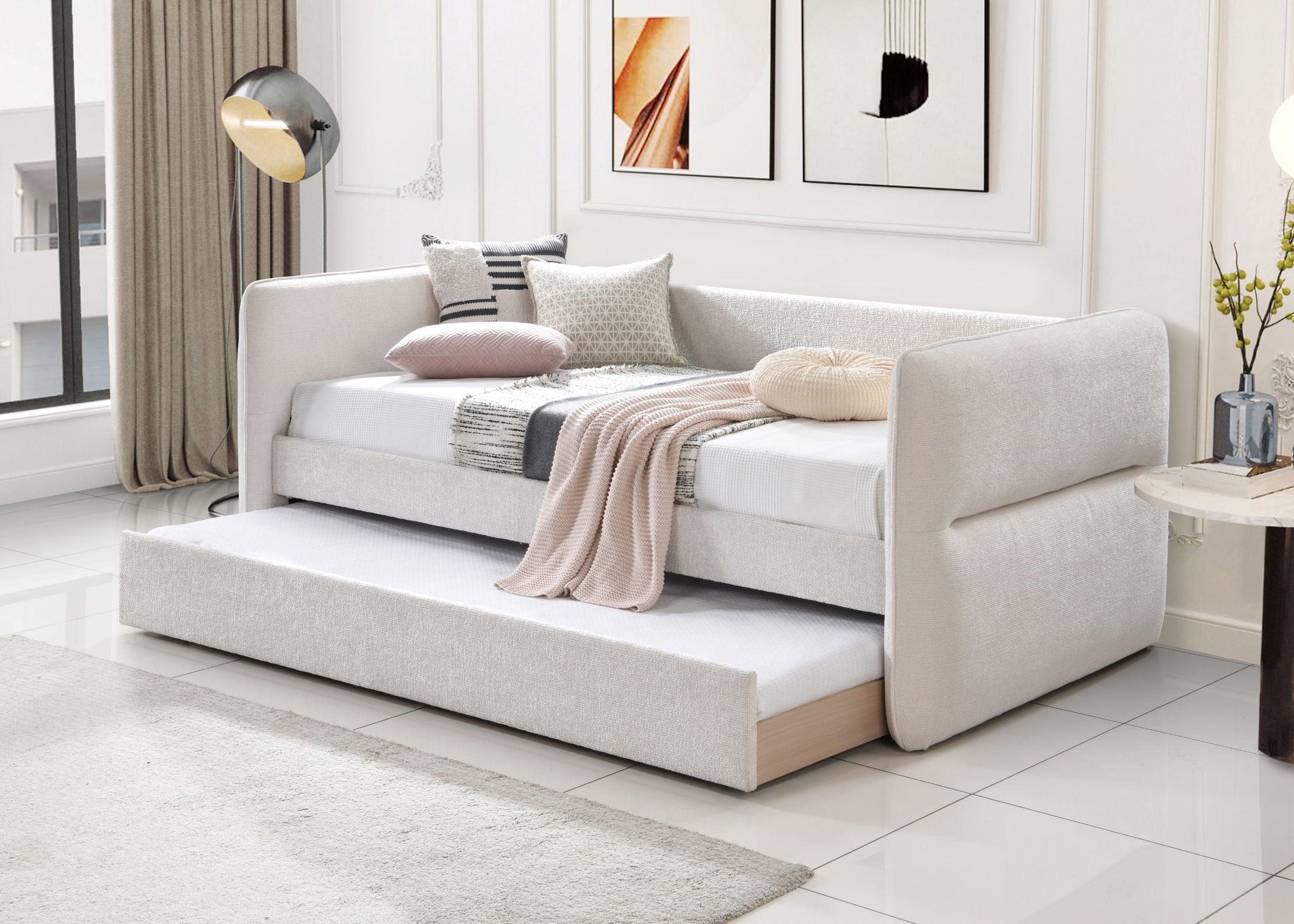 Philipa - Daybed - Oatmeal Tweed - Urban Living Furniture (Los Angeles, CA)
