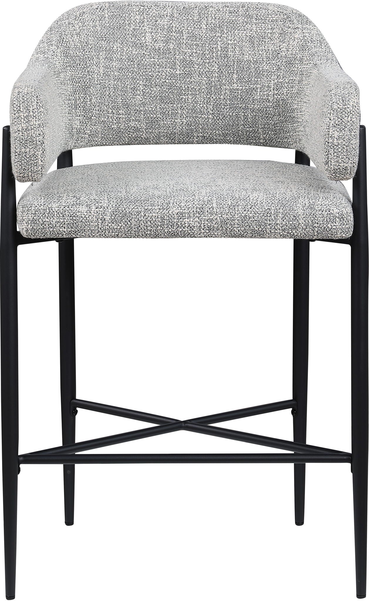 Dame - Fabric Upholstered Counter Stool (Set of 2)