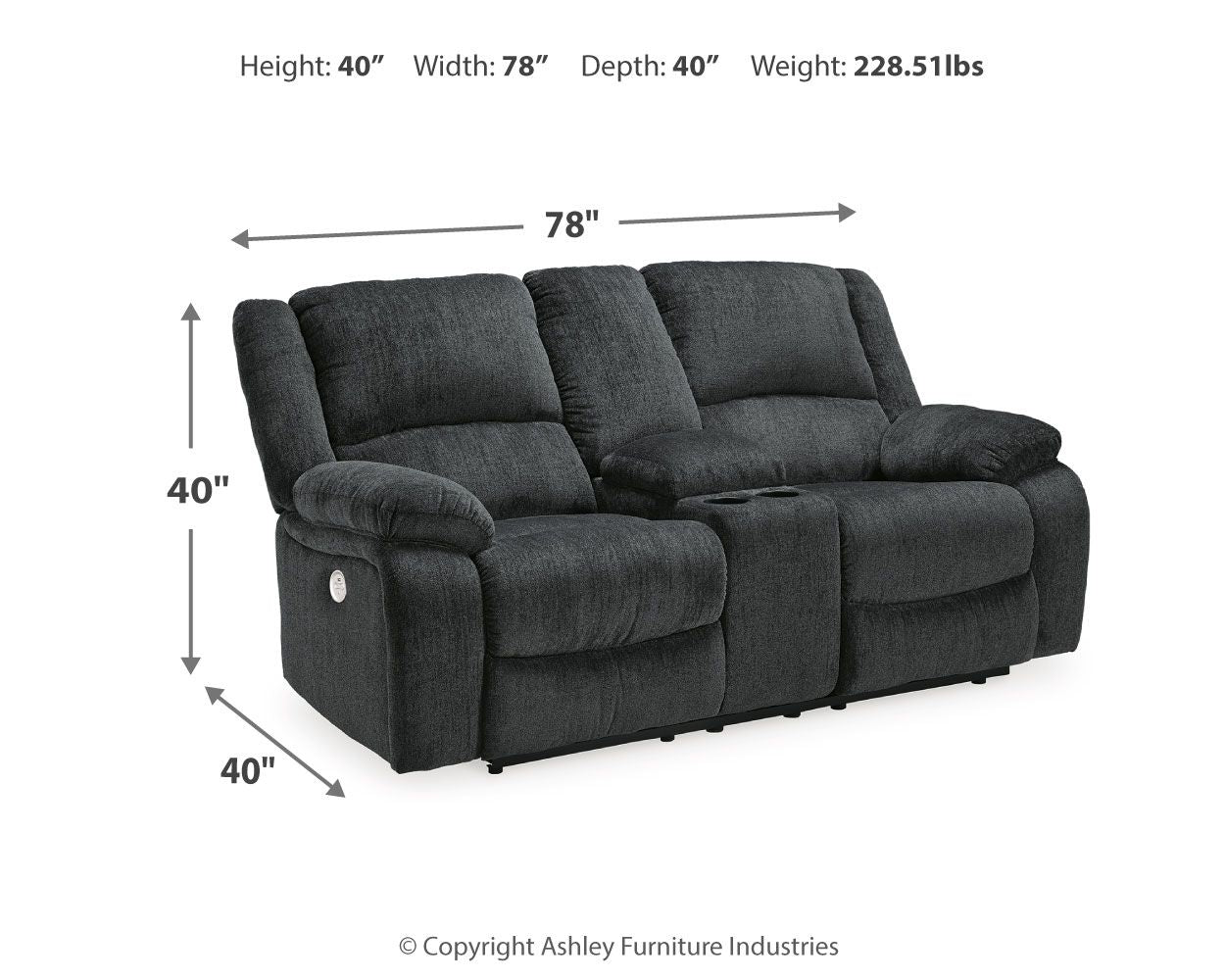 Draycoll - Reclining Loveseat - Urban Living Furniture (Los Angeles, CA)