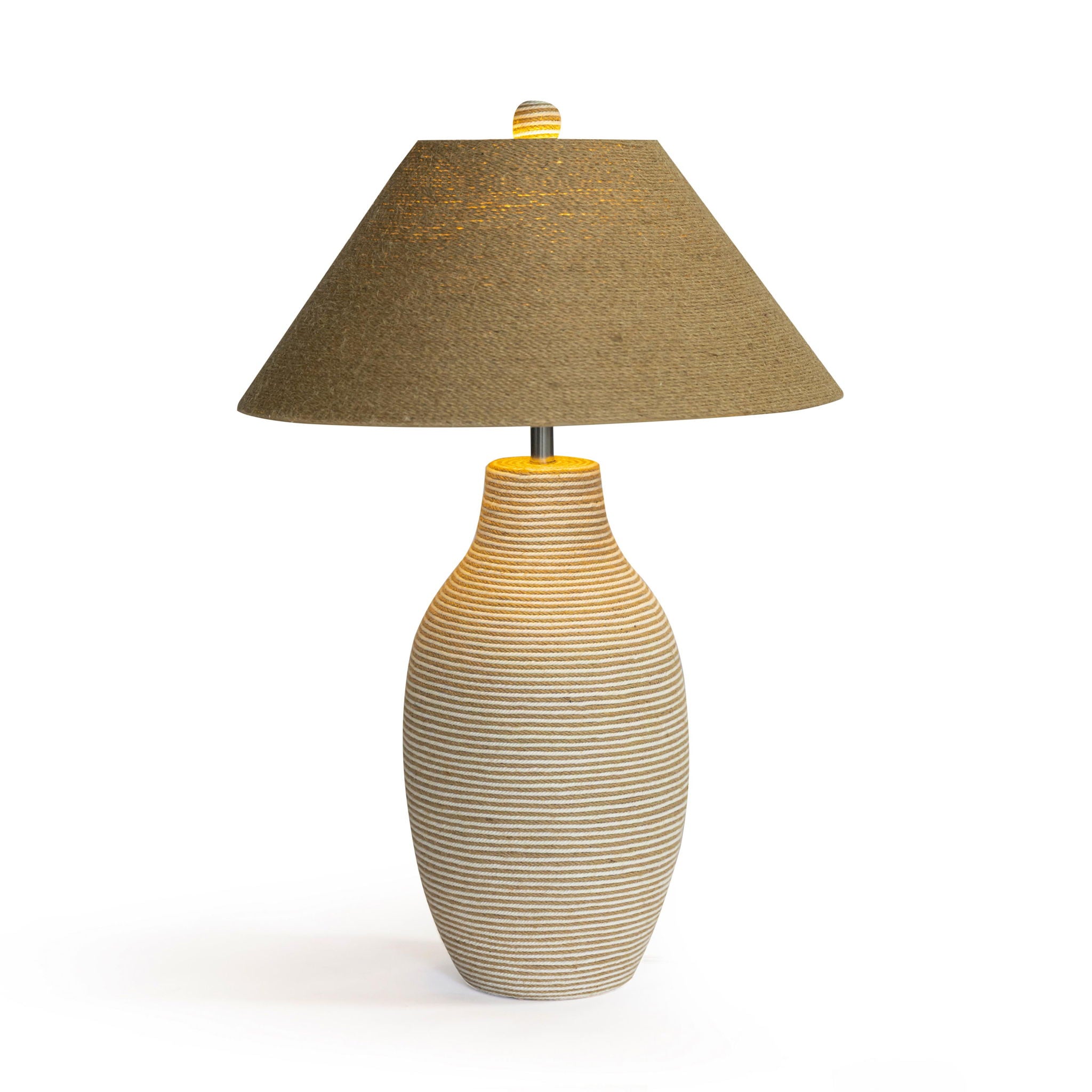 Tanga - Jute And Cotton Table Lamp - Natural - Urban Living Furniture (Los Angeles, CA)