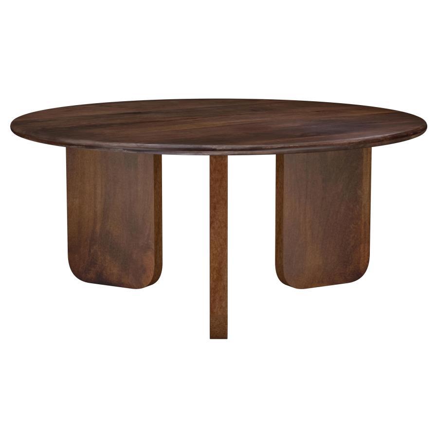 Dale - Round Solid Mango Wood Table - Urban Living Furniture (Los Angeles, CA)