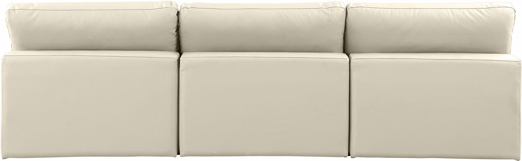 Comfy - Faux Leather Modular Armless Sofa 3 Seats - Urban Living Furniture (Los Angeles, CA)