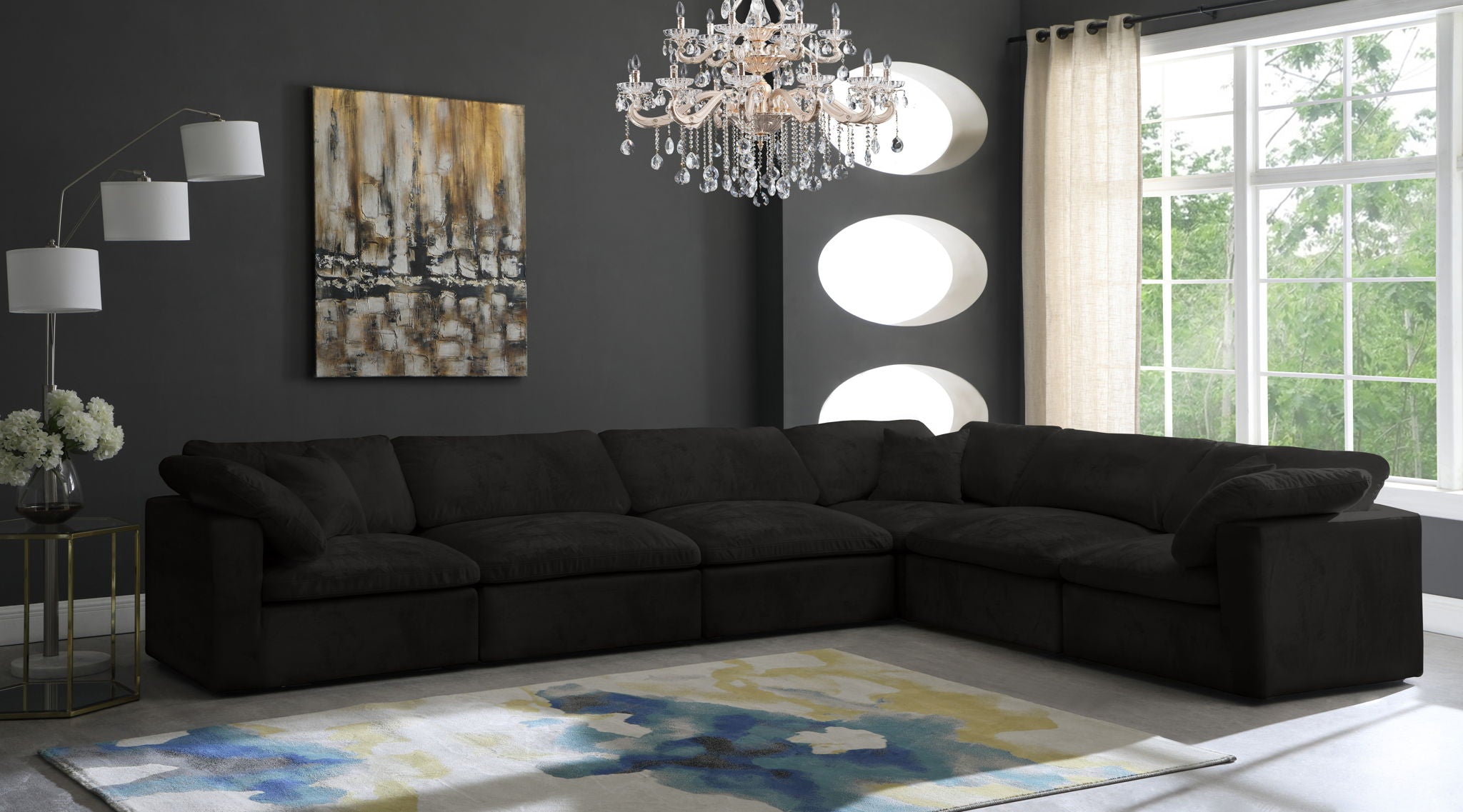 Cozy - 6 Piece Modular Corner Sectional - Urban Living Furniture (Los Angeles, CA)