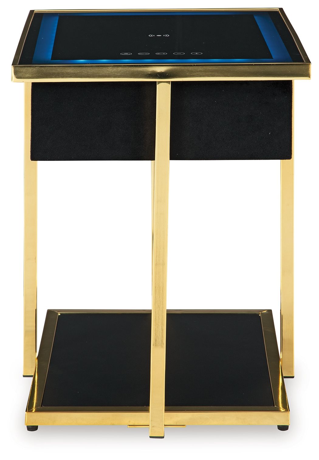 Rexwell - Black / Gold Finish - Accent Table With Speaker - Urban Living Furniture (Los Angeles, CA)
