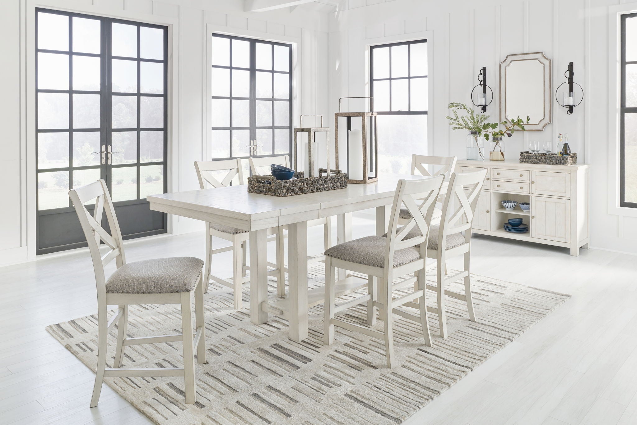 Robbinsdale - Rectangular Counter Height Dining Extension Table Set - Urban Living Furniture (Los Angeles, CA)