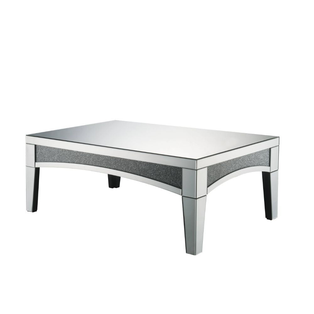 Noralie - 48" Coffee Table - Mirrored & Faux Diamonds - Urban Living Furniture (Los Angeles, CA)