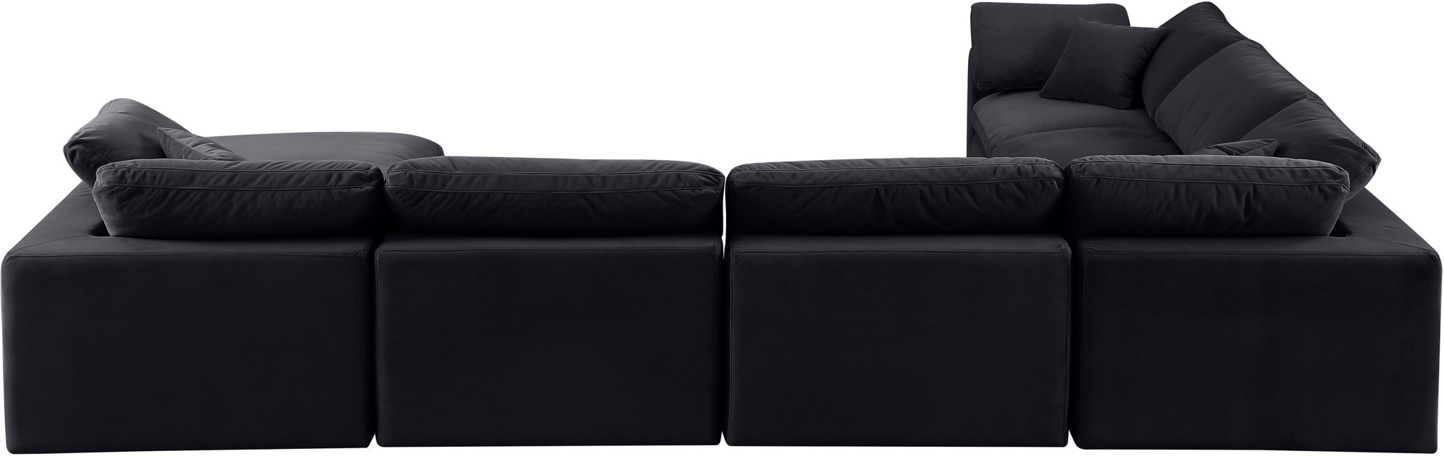 Comfy - 7 Piece Velvet Modular Sectional With Chaise - Urban Living Furniture (Los Angeles, CA)