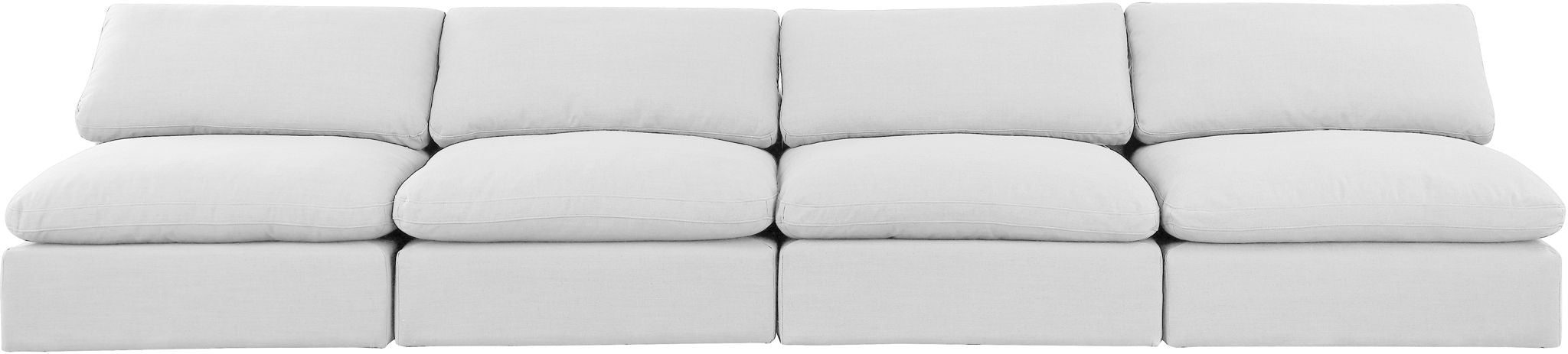 Comfy - Linen Modular Armless Sofa 4 Seats - Urban Living Furniture (Los Angeles, CA)