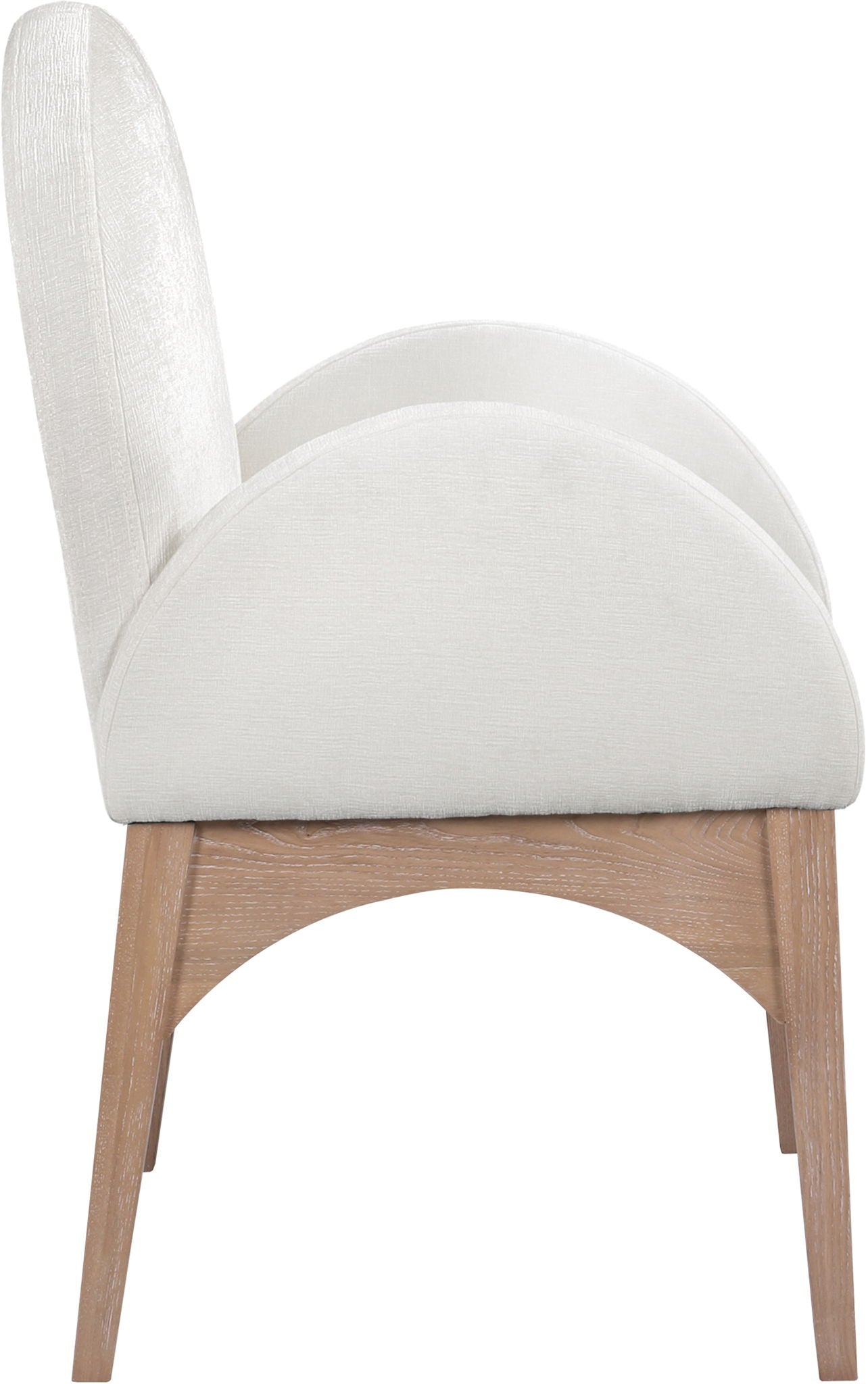 Waldorf - Chenille Dining Arm Chair With Natural Legs - Urban Living Furniture (Los Angeles, CA)