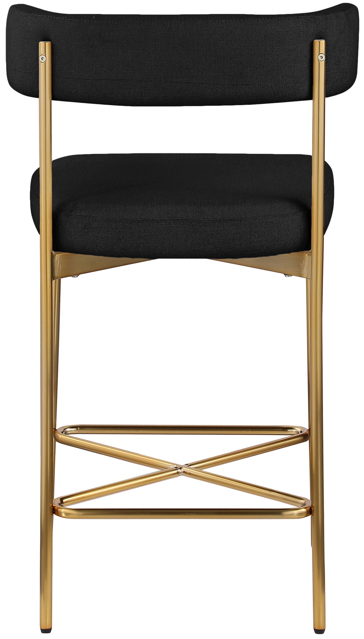 Rivage - Durable Stool With Gold Frame (Set of 2) - Urban Living Furniture (Los Angeles, CA)