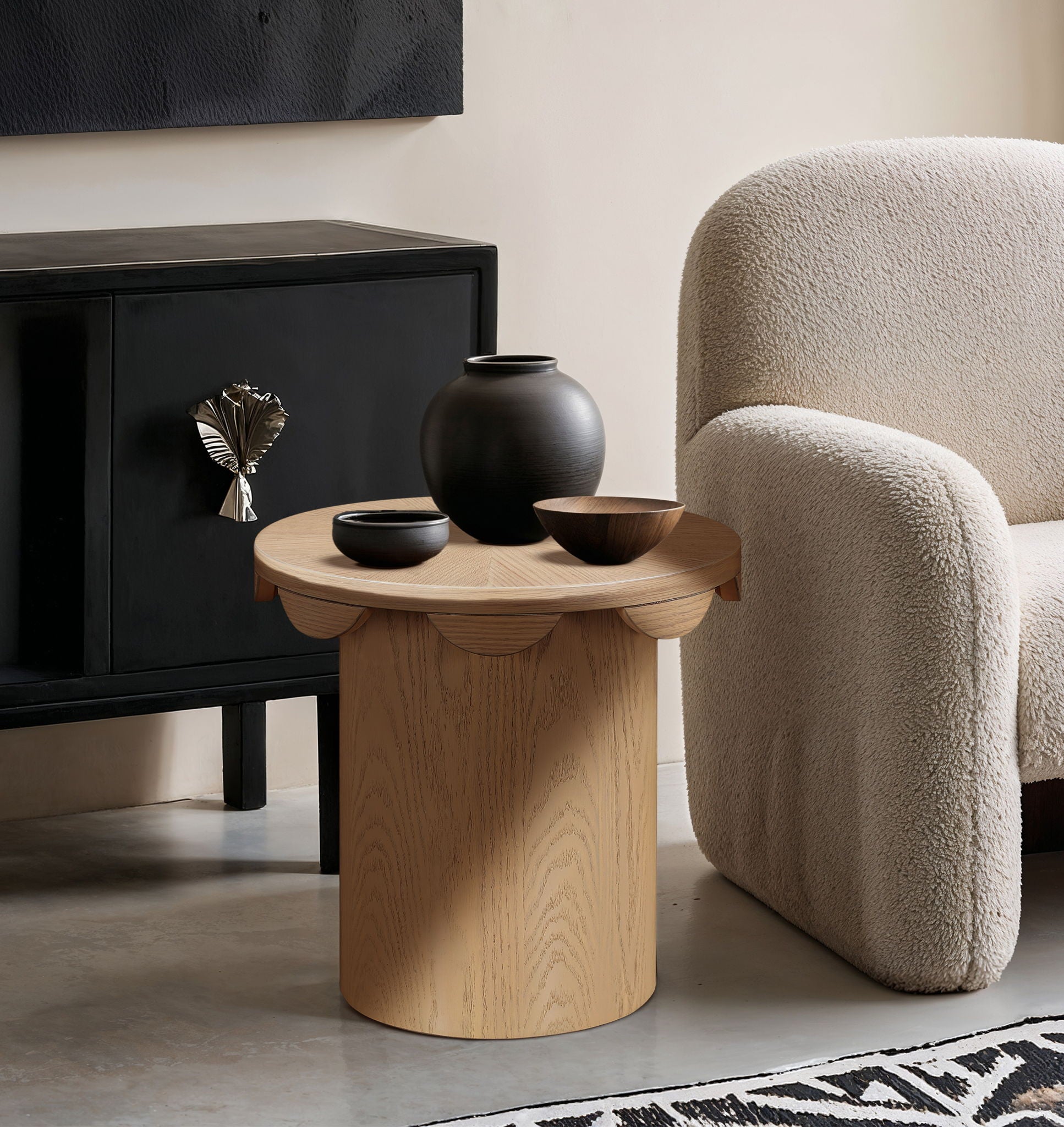 Dahlia - Oak Veneer Table - Urban Living Furniture (Los Angeles, CA)