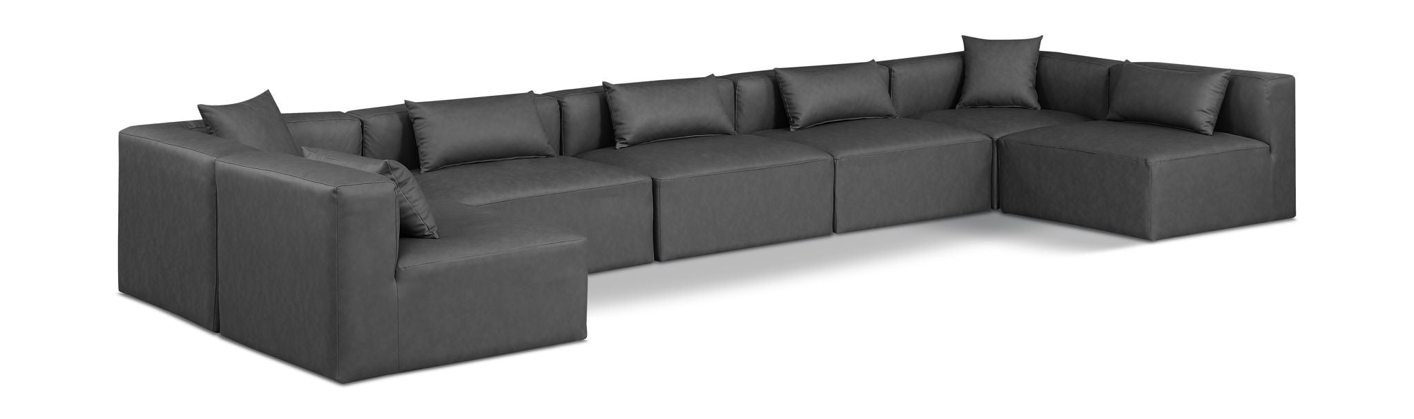 Cube - 7 Piece Modular U-Shaped Sectional - Urban Living Furniture (Los Angeles, CA)