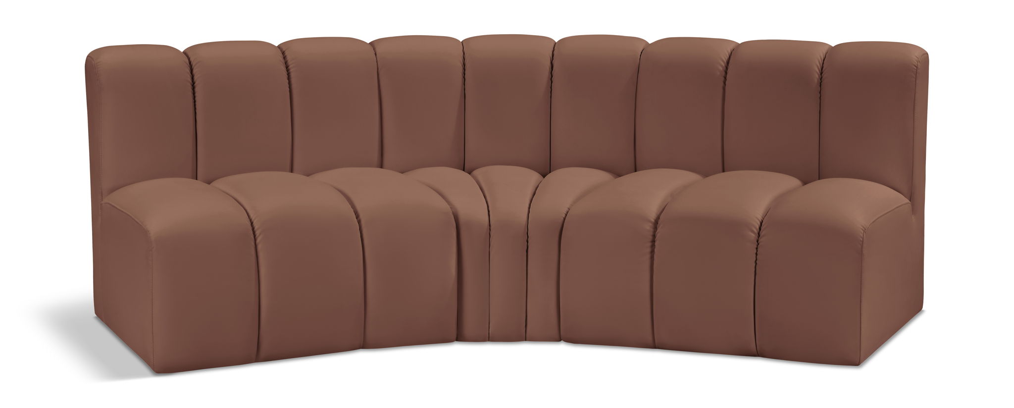 Arc - Faux Leather 3 Piece Modular Corner Sofa - Urban Living Furniture (Los Angeles, CA)