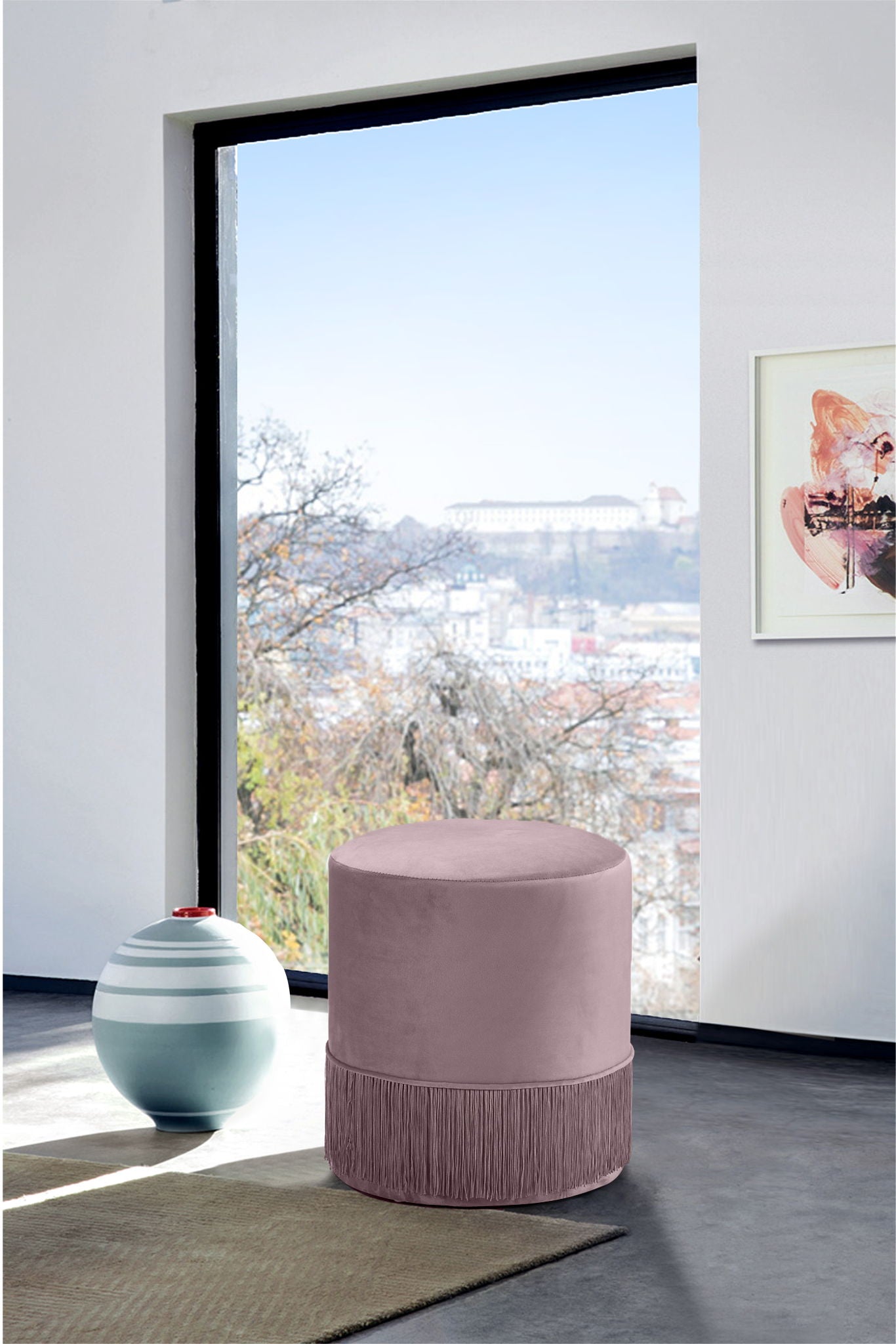 Teddy - Stool Ottoman - Urban Living Furniture (Los Angeles, CA)