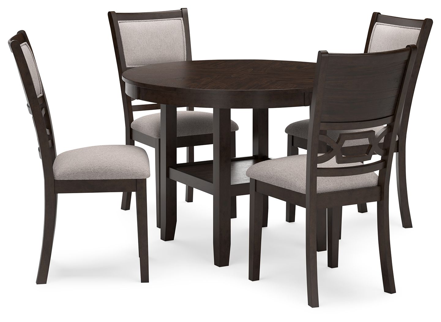 Langwest - Brown - Dining Room Table Set (Set of 5) - Urban Living Furniture (Los Angeles, CA)