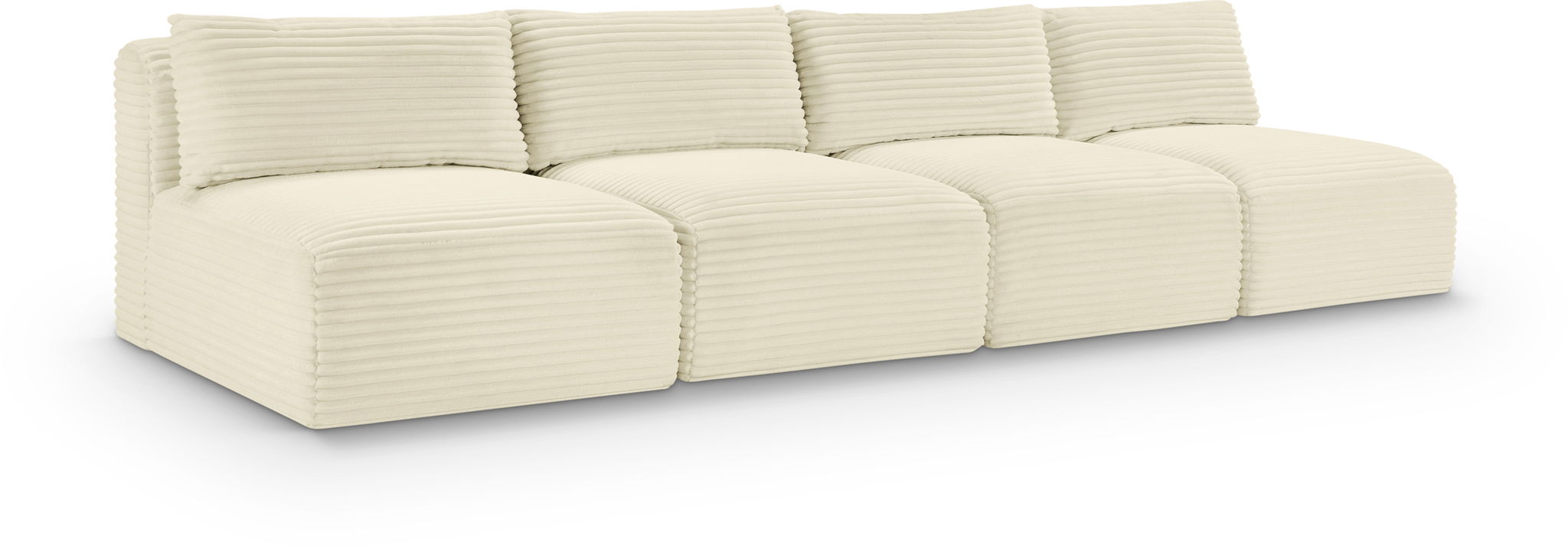 Shaggy - 4 Seat Modular Armless Sofa - Urban Living Furniture (Los Angeles, CA)