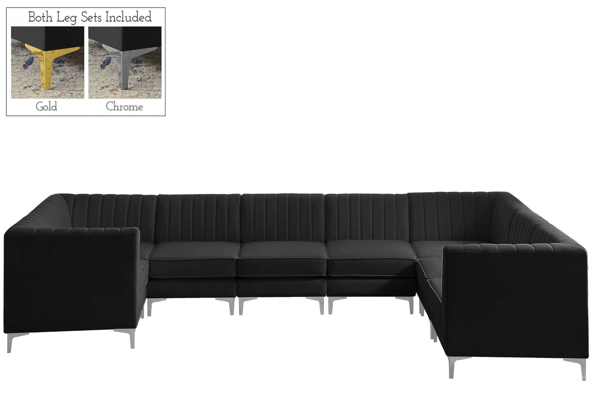 Alina - 8 Piece Modular U-Shaped Sectional - Urban Living Furniture (Los Angeles, CA)