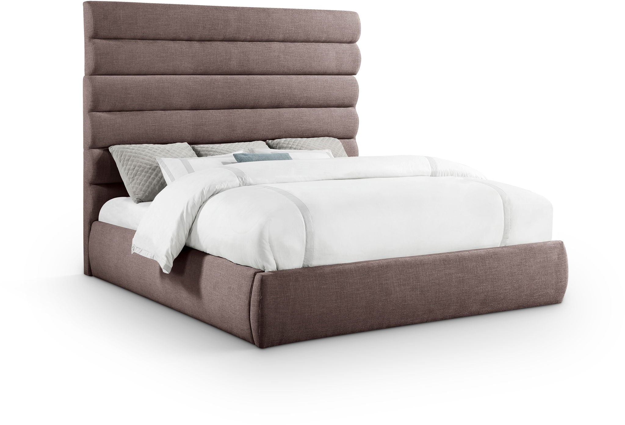 Adam - Linen Fabric Bed With 70.5" Headboard - Urban Living Furniture (Los Angeles, CA)