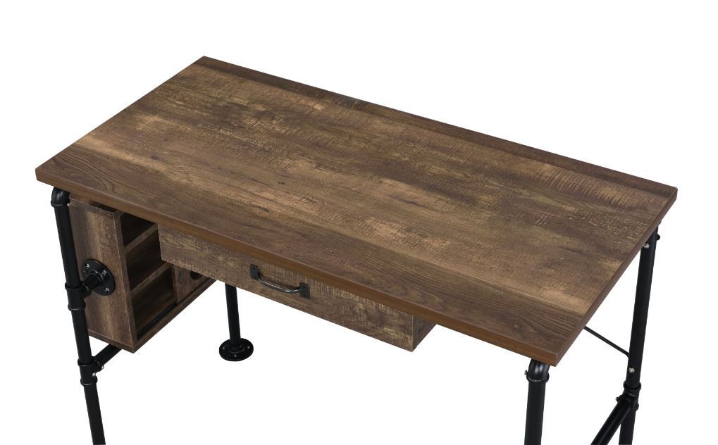 Endang - Writing Desk - Weathered Oak & Black - Urban Living Furniture (Los Angeles, CA)
