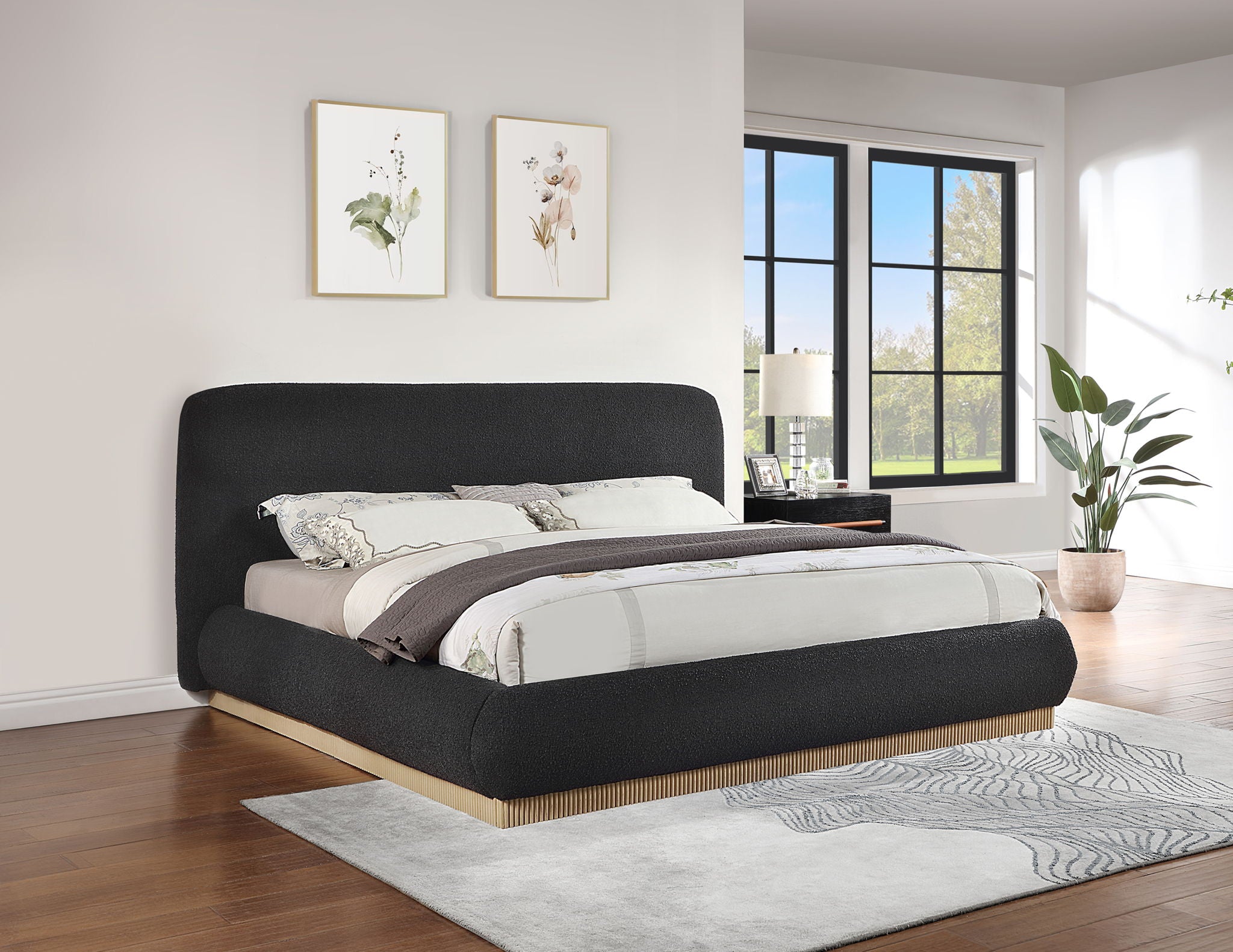 Rigby - Bed With Natural Base - Urban Living Furniture (Los Angeles, CA)