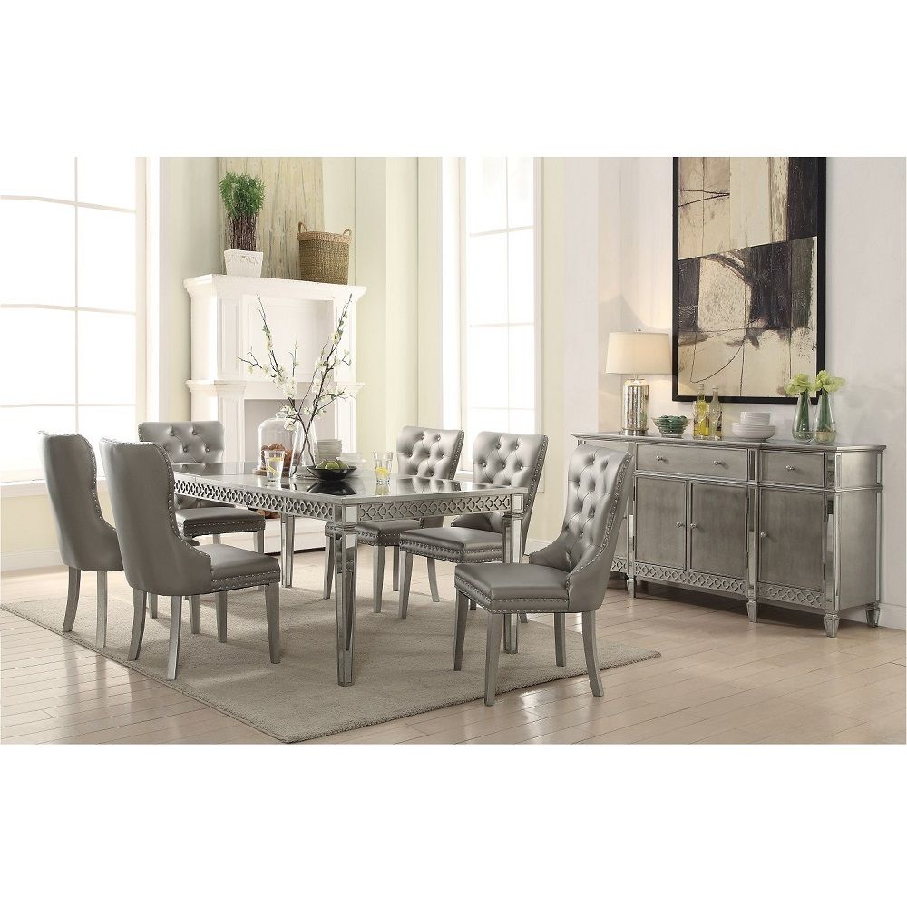 Kacela - Dining Table - Mirrored & Champagne - Urban Living Furniture (Los Angeles, CA)