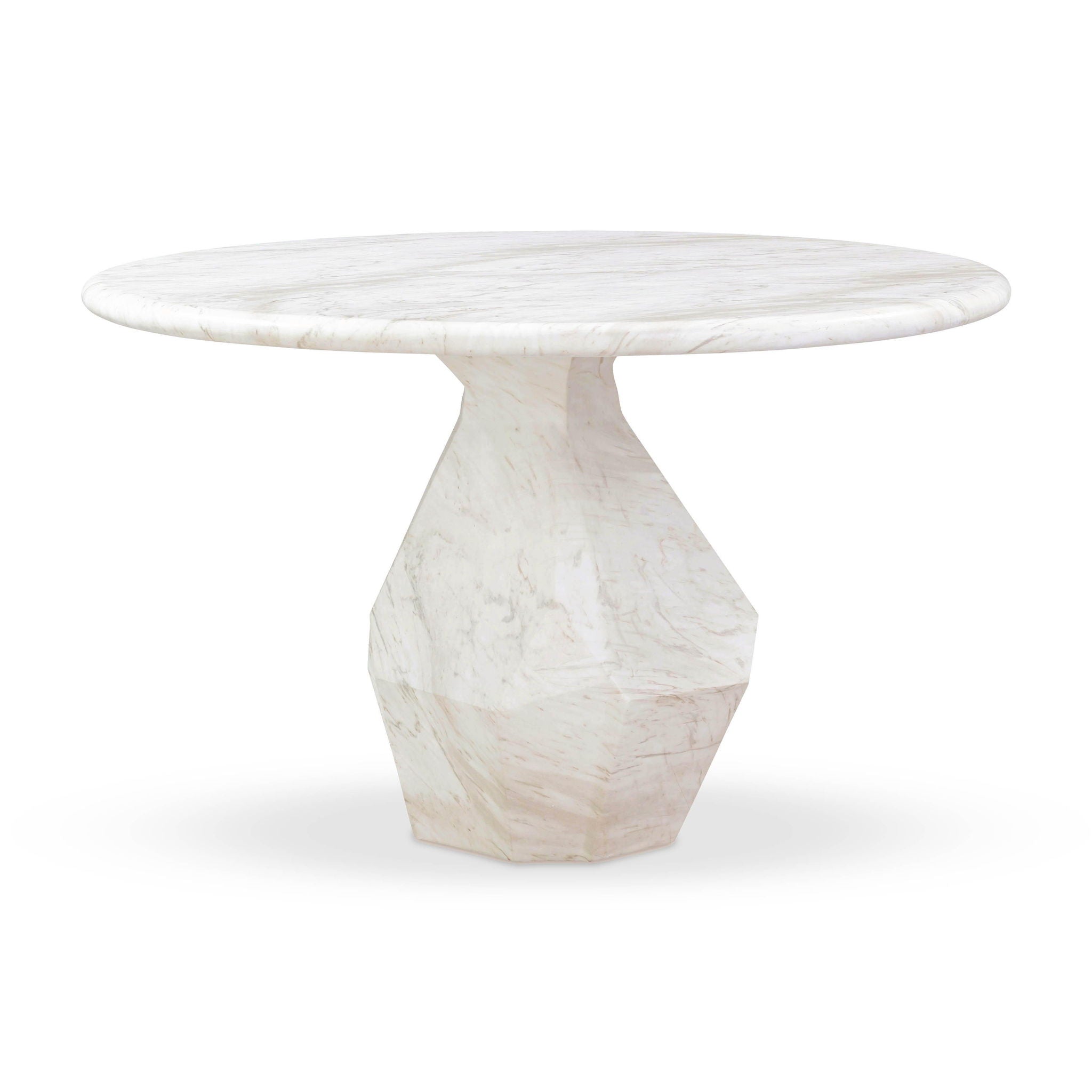 Esme - 48" Indoor / Outdoor Round Dining Table - White - Urban Living Furniture (Los Angeles, CA)
