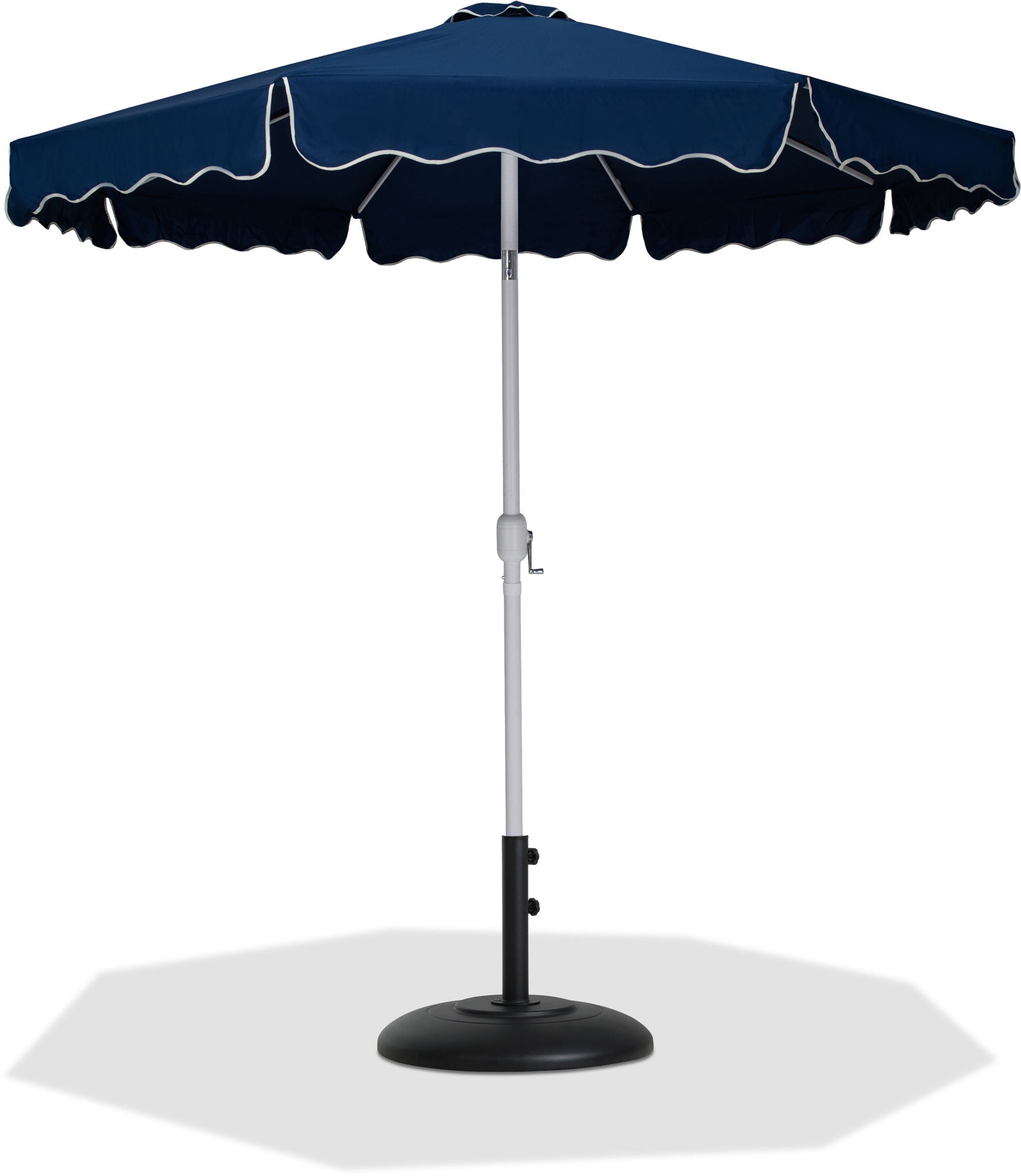 Amalfi - Patio Umbrella - Black Base / White Pole - Urban Living Furniture (Los Angeles, CA)