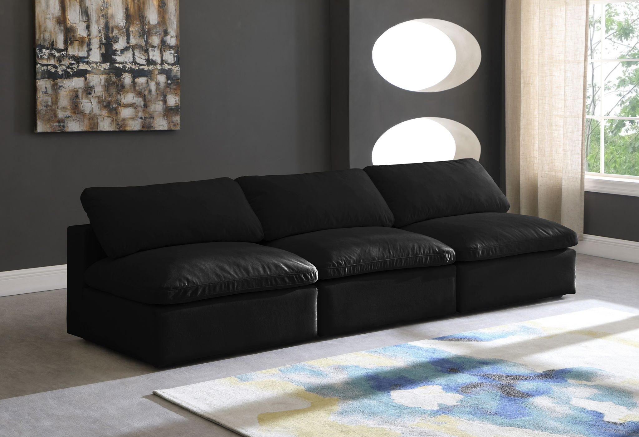 Cozy - Modular Armless 3 Seat Sofa - Urban Living Furniture (Los Angeles, CA)
