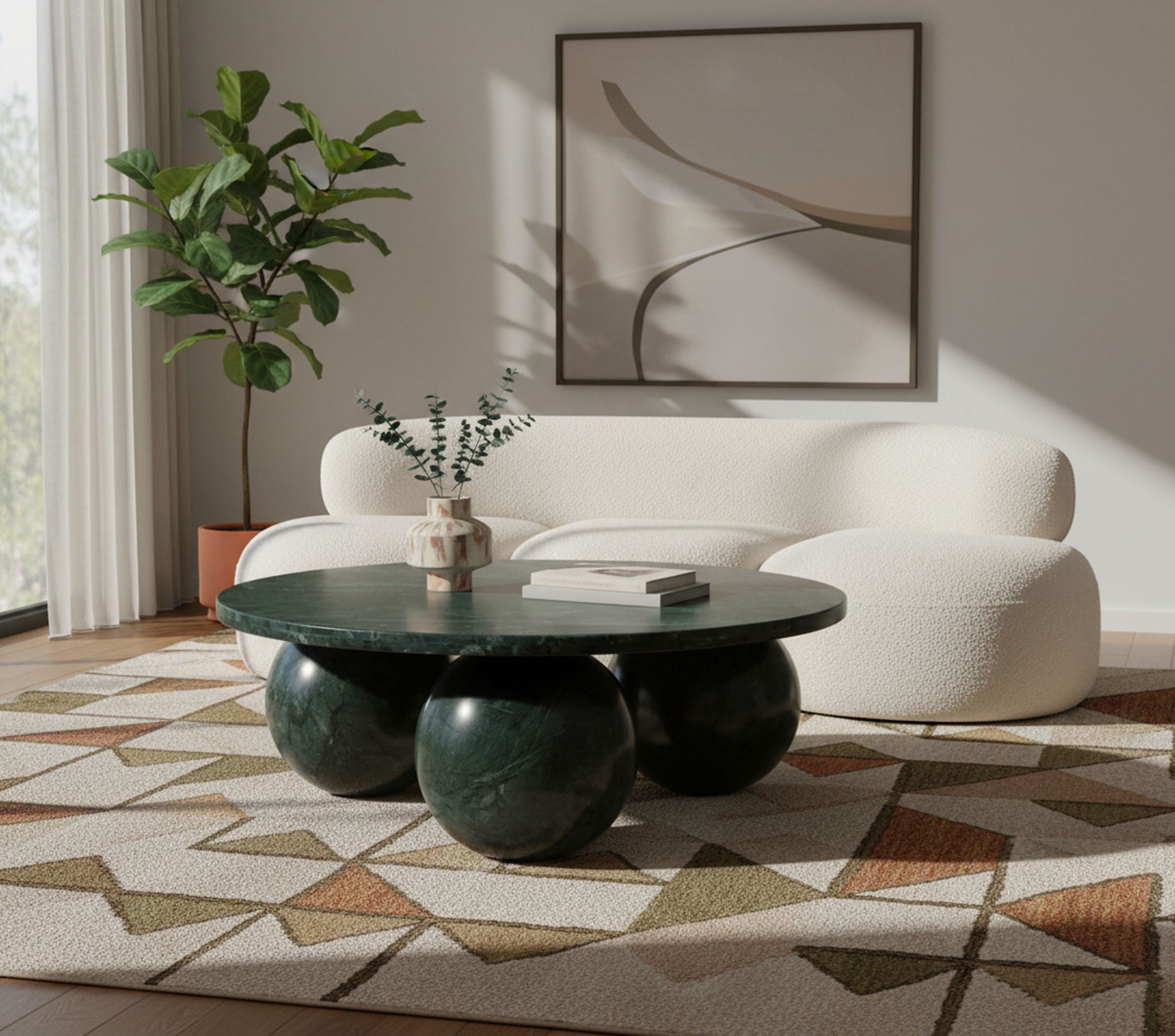 Spherical - Marble/Stone Coffee Table - Urban Living Furniture (Los Angeles, CA)