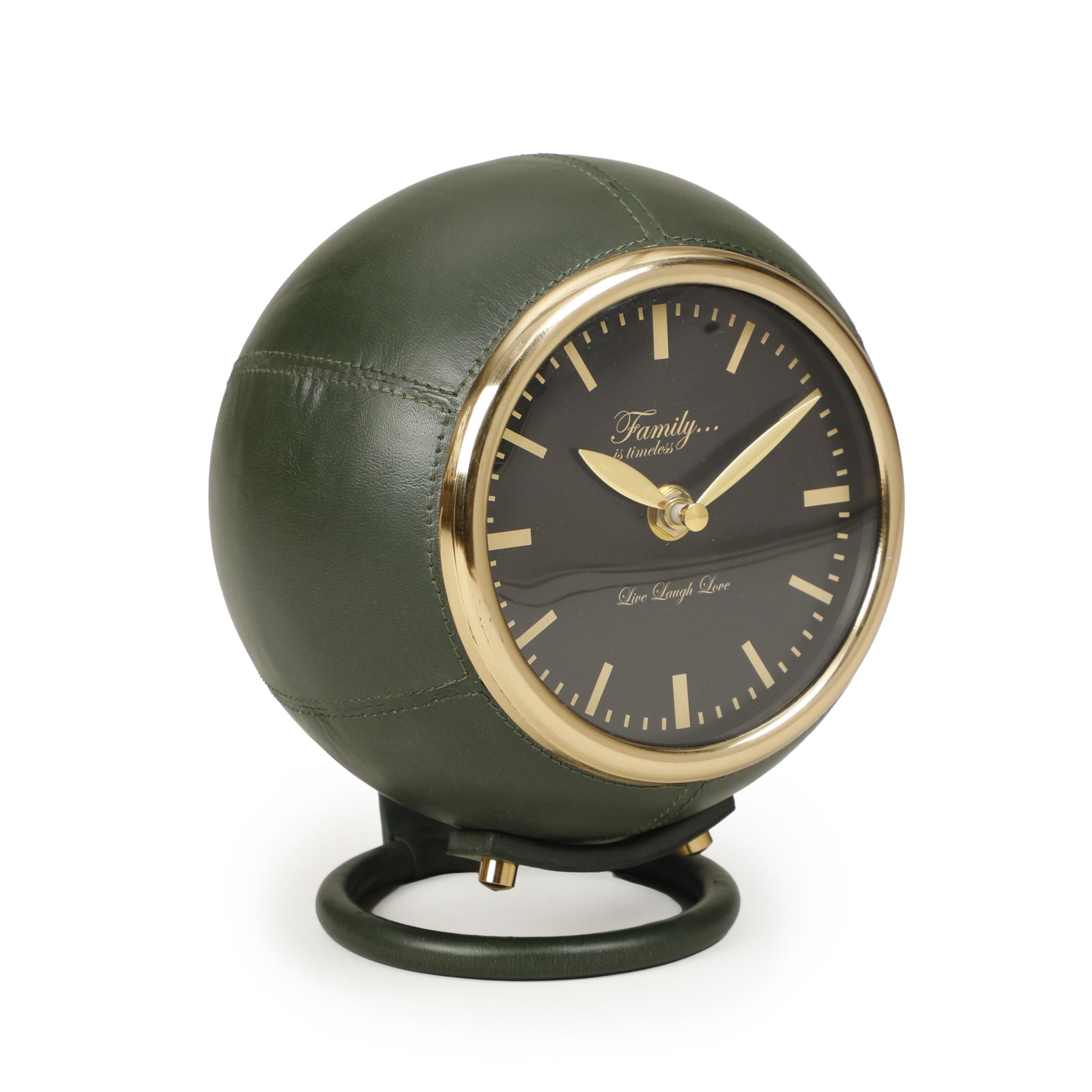 Draper - Designer Standing Accent Clock - Dark Green