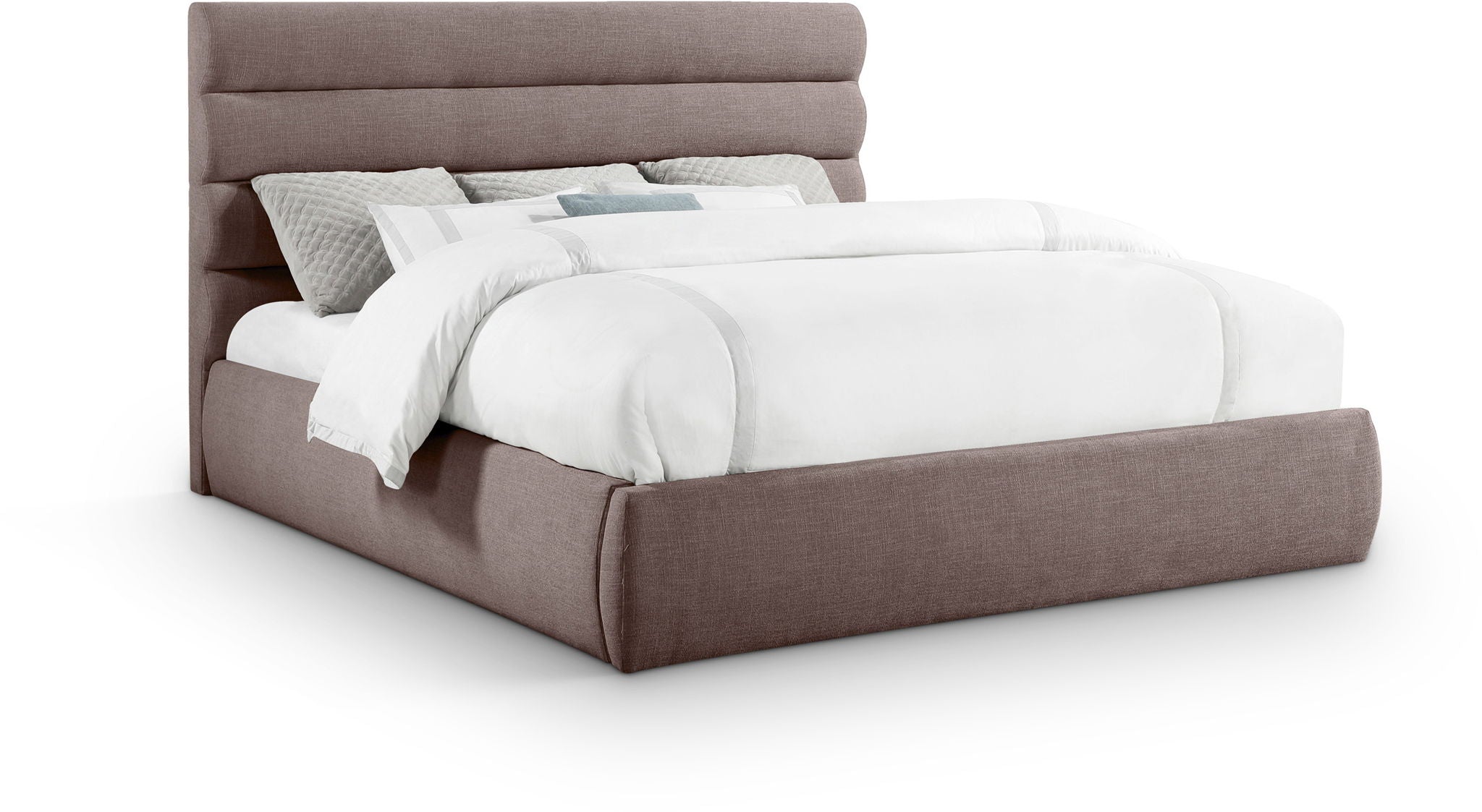 Adam - Linen Fabric Bed With 52" Headboard - Urban Living Furniture (Los Angeles, CA)