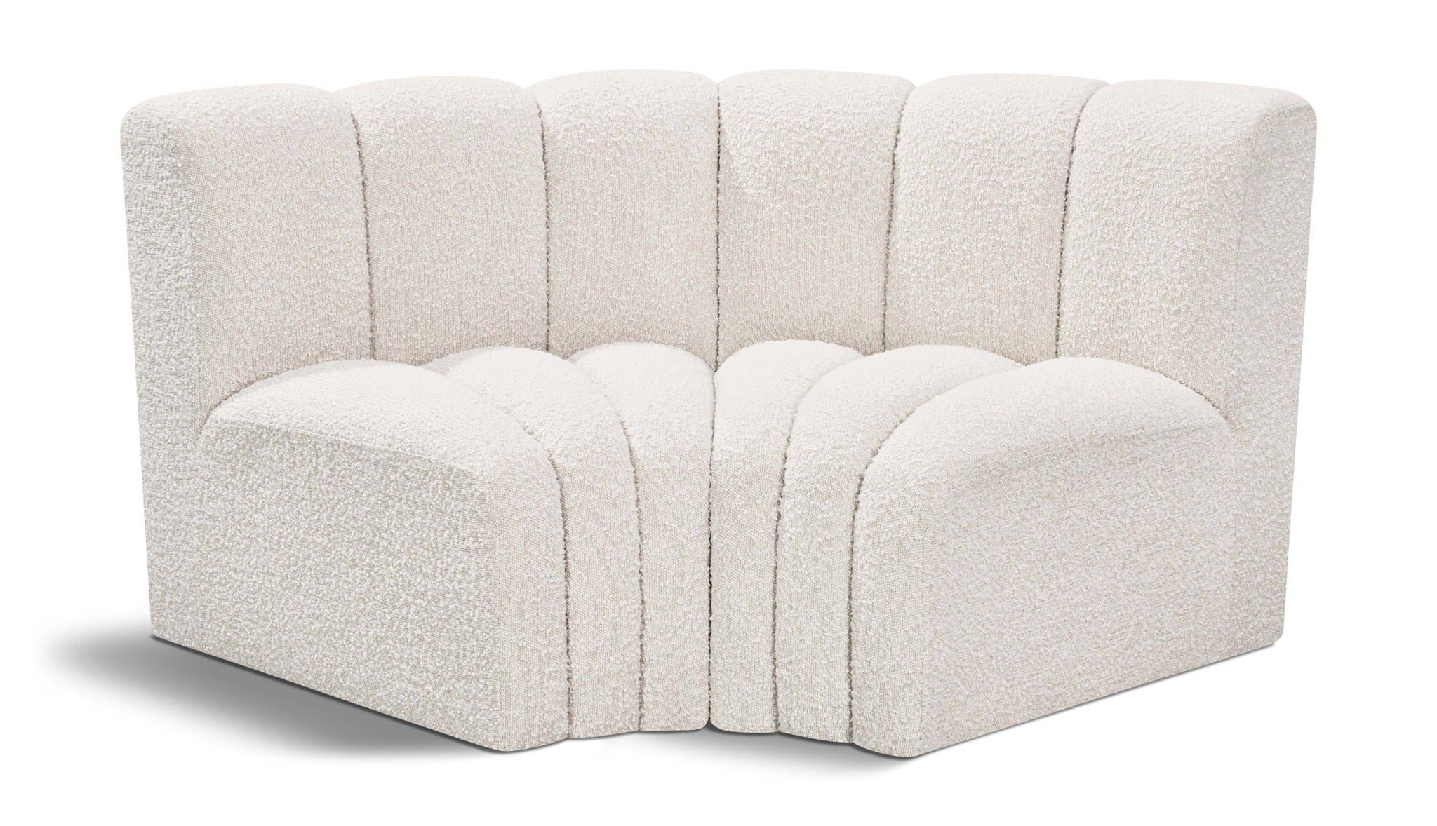Arc - Boucle Fabric 2 Piece Modular Sofa - Urban Living Furniture (Los Angeles, CA)