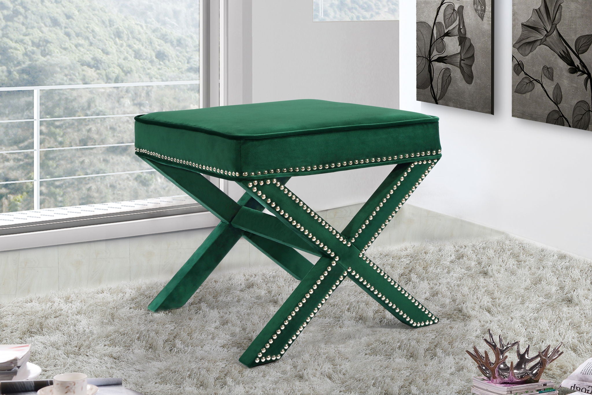 Nixon - Bench Ottoman - Urban Living Furniture (Los Angeles, CA)