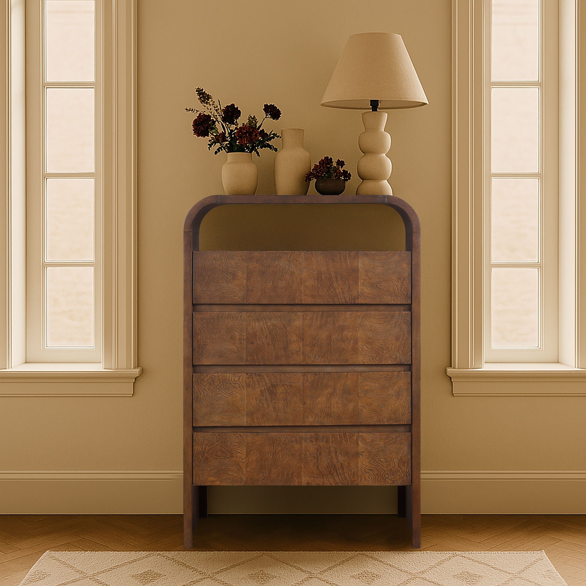 Giada - Solid Wood And Veneer Chest