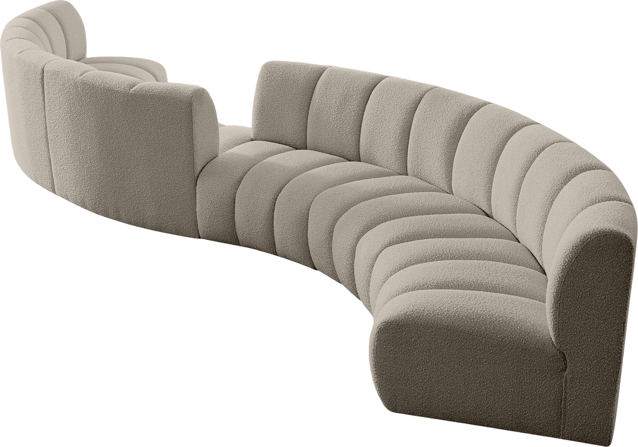 Infinity - 6 Piece Boucle Modular Sectional - Urban Living Furniture (Los Angeles, CA)