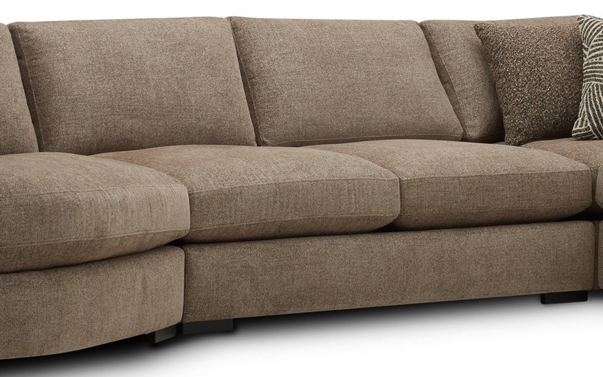 The Bump - Armless Loveseat - Alistair Fossil - Urban Living Furniture (Los Angeles, CA)