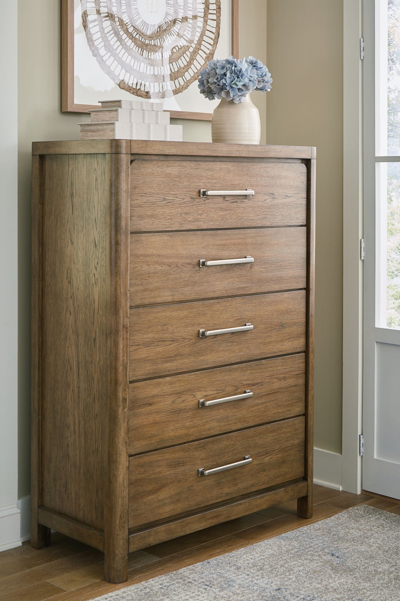 Cabalynn - Light Brown - Five Drawer Chest - Urban Living Furniture (Los Angeles, CA)