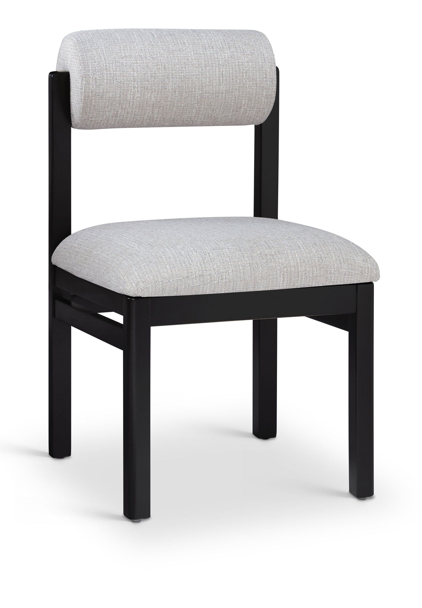 Roundhill - Fabric Dining Chair (Set of 2) - Black Frame - Urban Living Furniture (Los Angeles, CA)