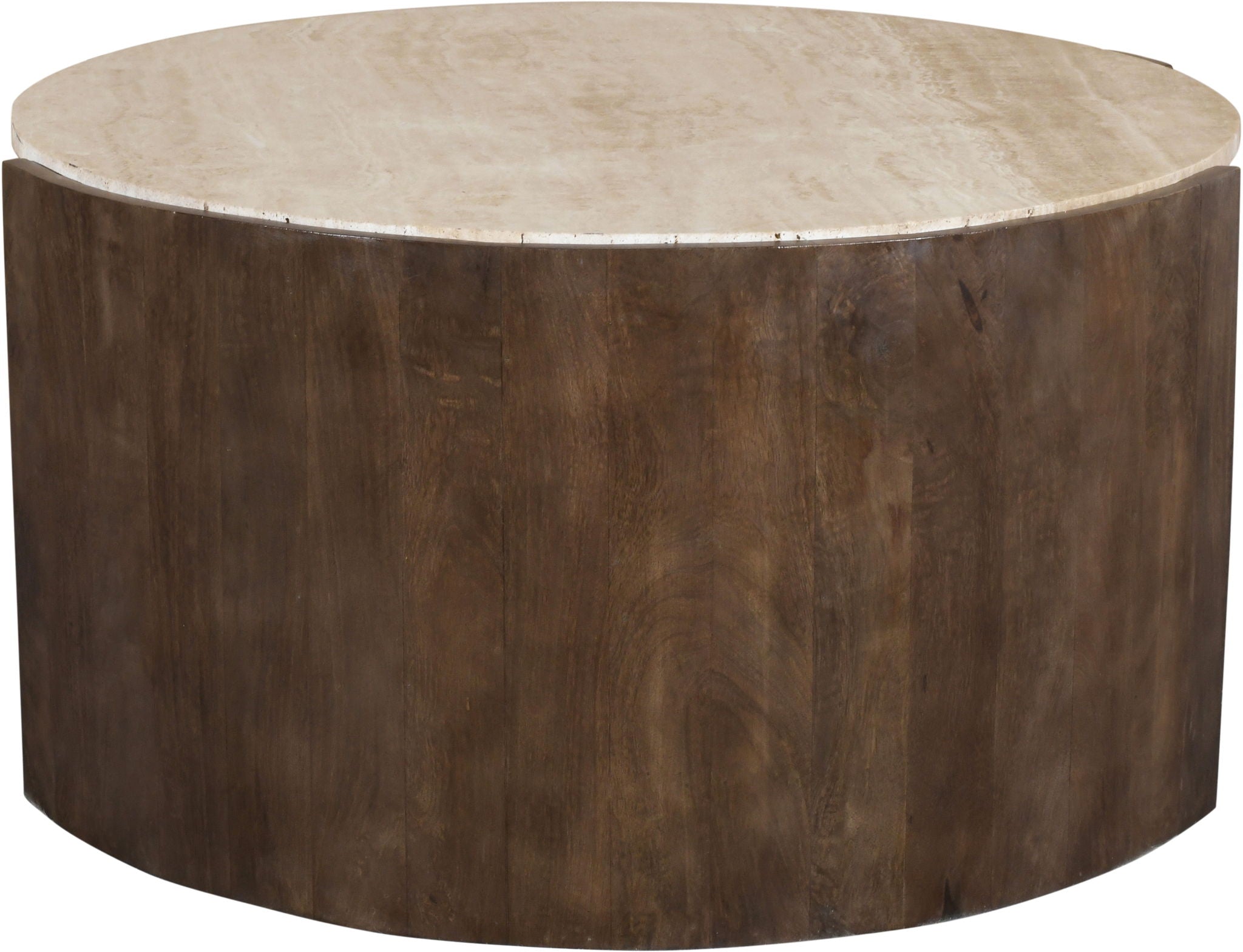 Solstice - Travertine And Mango Wood Table - Urban Living Furniture (Los Angeles, CA)