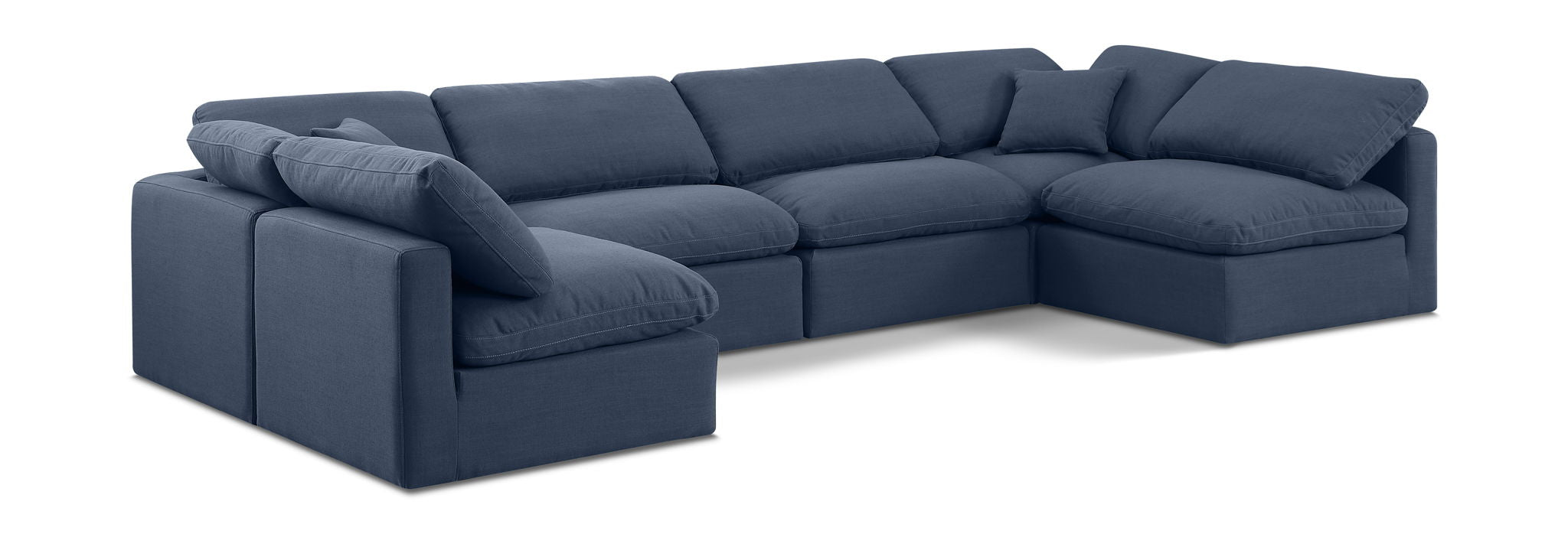 Indulge - Linen 6 Piece Modular U-Shaped Sectional - Urban Living Furniture (Los Angeles, CA)